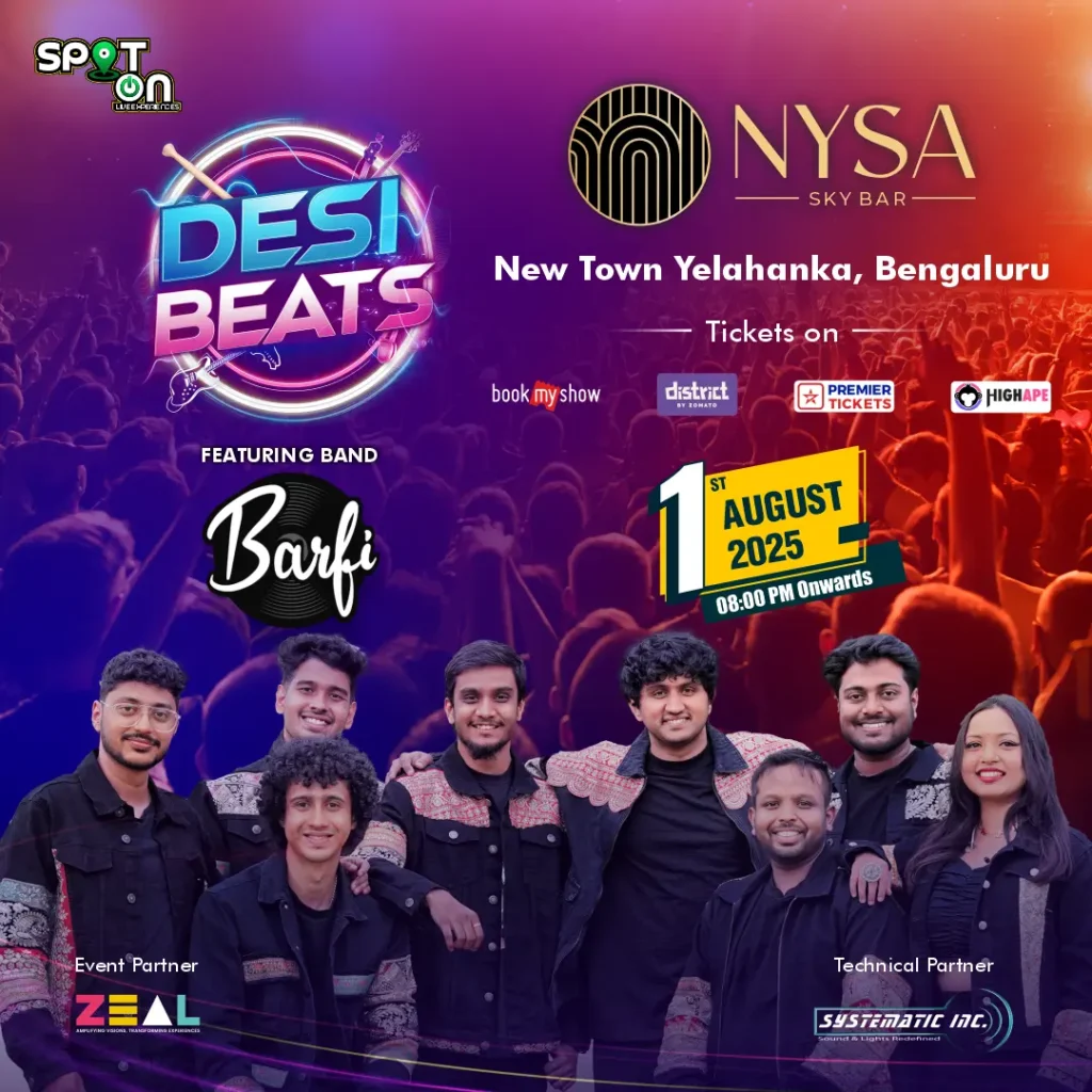 Desi Beats with Barfi Band Live at Nysa Sky Bar